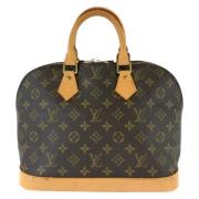 Louis Vuitton Vintage Pre-owned Canvas handvskor Brown, Dam