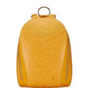 Louis Vuitton Vintage Pre-owned Laeder ryggsckar Yellow, Dam