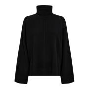 Designers Remix Mysig Turtle Neck Sweater Black, Dam