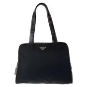 Prada Vintage Pre-owned Canvas prada-vskor Black, Dam