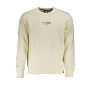 U.s. Polo Assn. Fleece Sweatshirt med Trendy Print Beige, Herr