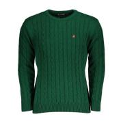 U.s. Polo Assn. Grön Twisted Broderad Tröja Green, Herr