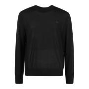 Dsquared2 Stilig Pullover Tröja för Män Black, Herr