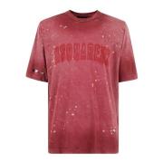 Dsquared2 Casual Bomull T-shirt Pink, Herr