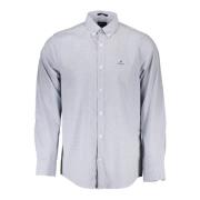 Gant Blå Långärmad Skjorta Button Down Blue, Herr