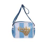 Gola Blå Crossbody Väska med Print Logo Blue, Dam