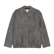 Marc O'Polo Ull blouson avslappnad Gray, Dam