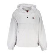 Tommy Hilfiger Sportig Vit Hoodie med Logodetalj White, Dam