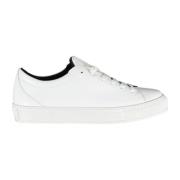 Tommy Hilfiger Vit Syntetisk Sneaker med Snörning och Logotyp White, D...