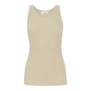 Soaked in Luxury Grön Tanktop Slsimone Spray Green, Dam