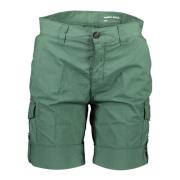 North Sails Grön Bermuda Shorts med Kontrastdetaljer Green, Herr