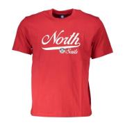 North Sails Röd Logot-shirt med korta ärmar Red, Herr