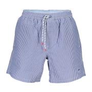 North Sails Blårandiga Simboxershorts Blue, Herr