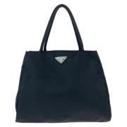 Prada Vintage Pre-owned Canvas prada-vskor Black, Dam