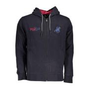 U.s. Polo Assn. Blå Hoodie med Logobroderi Blue, Herr