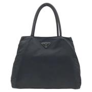 Prada Vintage Pre-owned Canvas prada-vskor Black, Dam