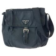 Prada Vintage Pre-owned Canvas prada-vskor Black, Dam