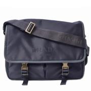 Prada Vintage Pre-owned Canvas prada-vskor Blue, Dam