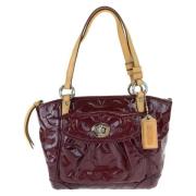 Coach Pre-owned Pre-owned Plast axelremsvskor Red, Dam