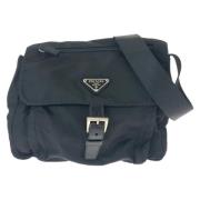 Prada Vintage Pre-owned Canvas prada-vskor Black, Dam