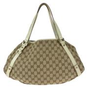 Gucci Vintage Pre-owned Canvas gucci-vskor Beige, Dam