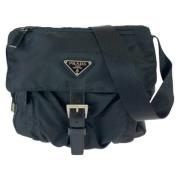 Prada Vintage Pre-owned Canvas prada-vskor Black, Dam