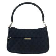 Gucci Vintage Pre-owned Canvas gucci-vskor Black, Dam