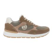 Nerogiardini Lädersneakers för Män Brown, Herr