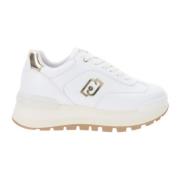 Liu Jo Dam Sneakers i Faux Läder White, Dam