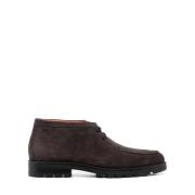 Santoni Suede Desert Boots Brown, Herr