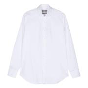 Canali Impeccabile Bomullsskjorta White, Herr