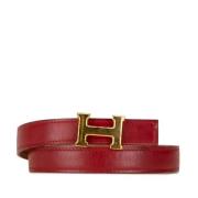 Hermès Vintage Pre-owned Laeder skrp Red, Dam