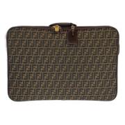 Fendi Vintage Pre-owned Canvas fendi-vskor Brown, Dam