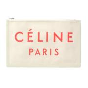 Celine Vintage Pre-owned Canvas celine-vskor White, Dam