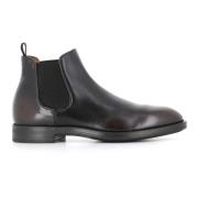 Officine Creative Chelsea Läder Ankelboots Svart Black, Herr