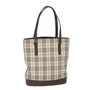 Burberry Vintage Pre-owned Canvas totevskor Beige, Dam