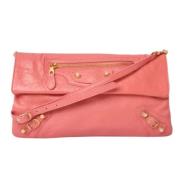 Balenciaga Vintage Pre-owned Laeder handvskor Pink, Dam