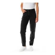 Levi's Hög Midja Mom Fit Jeans Black, Dam