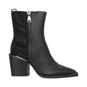 ALMA EN PENA Glitter ankelboots Black, Dam