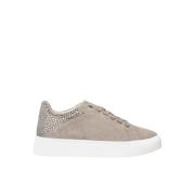 Alma EN Pena Glittrande Sneakers Beige, Dam