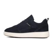 Cycleur de Luxe Marinblå Mocka Låg Sneaker Blue, Herr