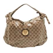 Gucci Vintage Pre-owned Canvas handvskor Beige, Dam