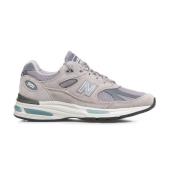 New Balance Logo Patch Mocka Sneakers Gray, Dam