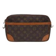 Louis Vuitton Vintage Pre-owned Canvas kuvertvskor Brown, Dam