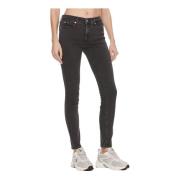 Calvin Klein Jeans Svarta Skinny Jeans Black, Dam