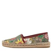 Gucci Vintage Pre-owned Belagd canvas espadriller Multicolor, Dam