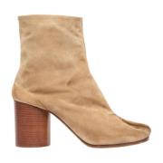 Maison Margiela Mocka Tabi Ankelboots Beige, Dam