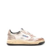 Autry Låg Metallic Rose Sneakers Multicolor, Dam