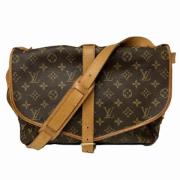 Louis Vuitton Vintage Pre-owned Canvas louis-vuitton-vskor Brown, Dam