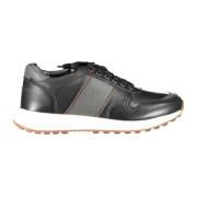 U.s. Polo Assn. Sportiga Svarta Herrsneakers med Kontrastdetaljer Blac...